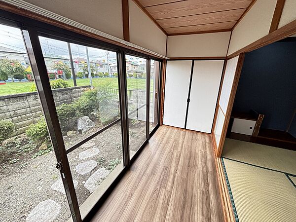 広縁にはお日様たっぷり入ります