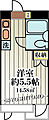 パークアベニュー国分寺2nd3階4.1万円
