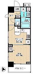 ライオンズステーションプラザ横濱プリマゾーナ 1DKの間取図画像