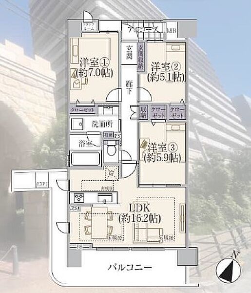 間取り：327002994583