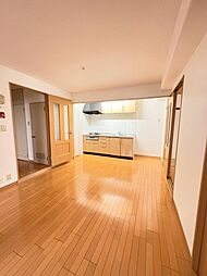 奈良スカイハイツ 201 3LDKのリビング/ダイニング