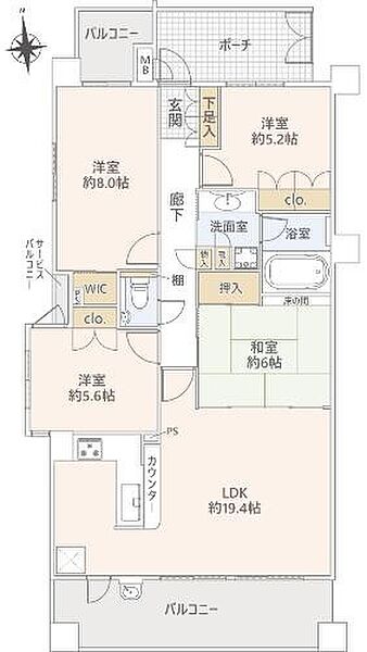 間取り：326000261726