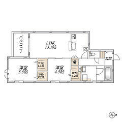 物件の間取り