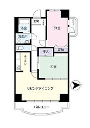 シーガルハイツ湯河原 2LDKの間取図画像