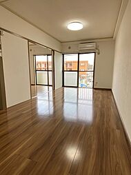 サンライズ中央 201 2階1LDKのリビング/ダイニング