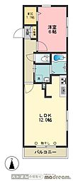 VilladeCharmantN 1LDKの間取図画像