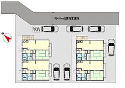 クレセントビレッジD棟 1LDKの間取図画像