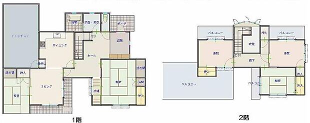 昭和55年築の5LDKのお家です。