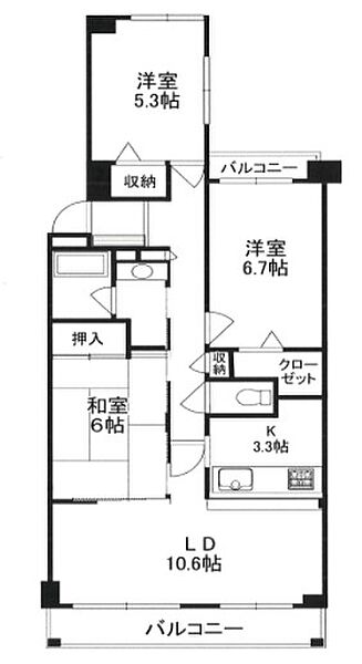 間取りを拡大表示