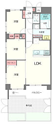 グーディッシュ東武練馬 3LDKの間取図画像