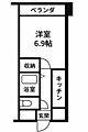 信開ウェラコート駅北2階3.3万円