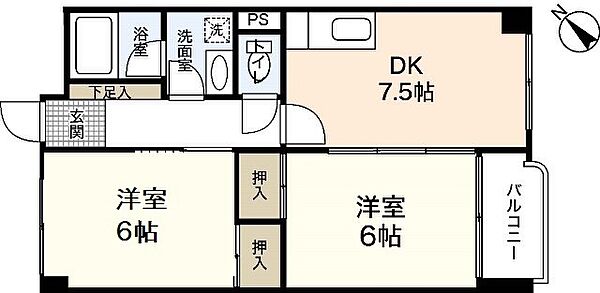 同じ建物の物件間取り写真 - ID:234009172700