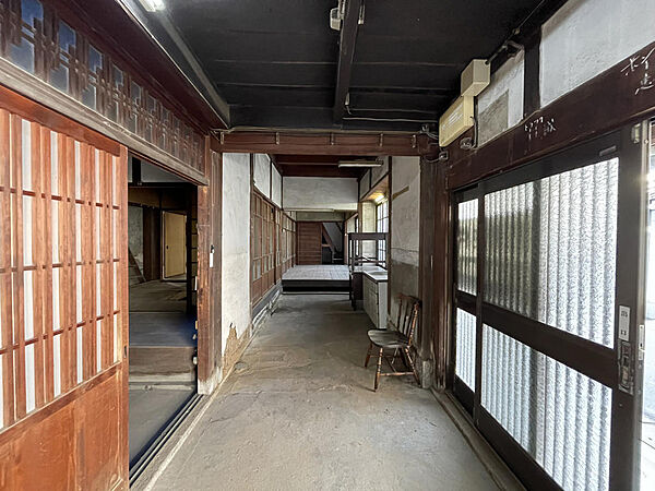 開放的な玄関