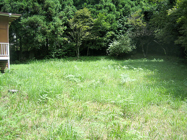 緩傾斜です。家庭菜園・ガーデニング等をお楽しみ下さい。