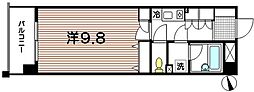 アルテール調布 1Kの間取図画像