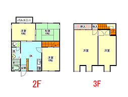アーバンヒルズA 5DKの間取図画像