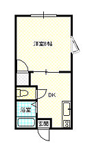 岡山県岡山市南区福成１丁目（賃貸アパート1K・1階・26.49㎡） その2