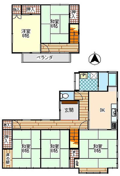 間取り：307000081189