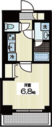 カーサルミノーサ登戸 1Kの間取図画像