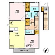五井駅より徒歩25分 築10年11ヶ月 2階建の賃貸物件