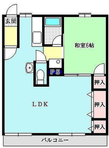 同じ建物の物件間取り写真 - ID:210002245389