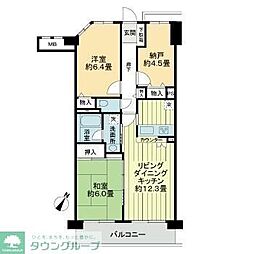 モアコート和光 2階2SLDKの間取り