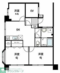 グリーンヒル 1階3DKの間取り