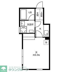 Ｍｙｔｈｏｓ板橋新河岸 2階1Kの間取り