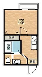 間取図画像 1K