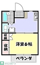 ステラ21 1DKの間取図画像