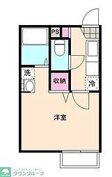 アルトン川越霞ケ関 1Kの間取図画像