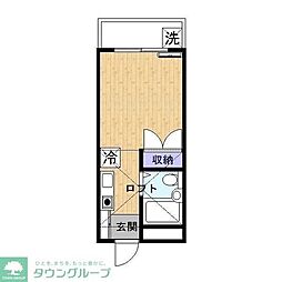 BelleMaison四季 ワンルームの間取図画像