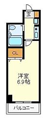 シュテルン和光 1Kの間取図画像