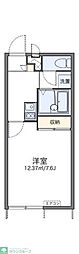 レオパレスレオーノ3 1Kの間取図画像