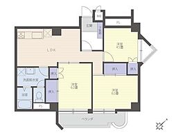 パールハイツ上福岡 3LDKの間取図画像