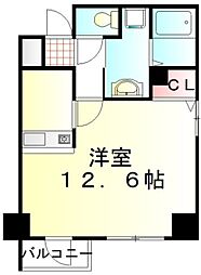 ミルフィーユ 1Kの間取図画像