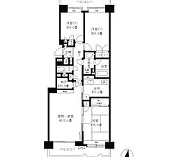 パークシティ本牧G棟 3LDKの間取図画像