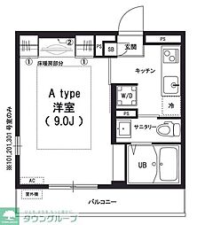 リブリ・N 1Kの間取図画像