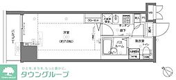 フェニックス横濱関内BAYMARKS 1Kの間取図画像