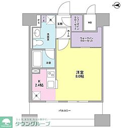 スタイリオ横浜反町 1Kの間取図画像