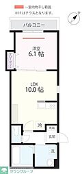 QUIET CRAB HOUSE TOGETHER 石川町( 1LDKの間取図画像
