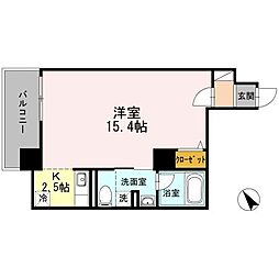 ジェイ・エス・ティ横浜東 1Kの間取図画像
