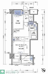 ラティエラ横濱大通り公園 1LDKの間取図画像