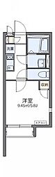 レオネクストT&EDWARD 1Kの間取図画像