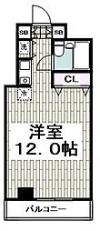ピュアハイツ三ツ沢 ワンルームの間取図画像