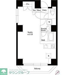 レジデンス1870 ワンルームの間取図画像