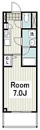 ZOOMYOKOHAMAEAST 1Kの間取図画像