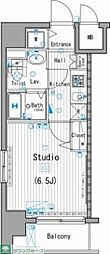 ガーラ・ステーション横濱桜木町 1Kの間取図画像