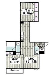 MORECALDO 2LDKの間取図画像