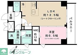 Ｓｔ．Ｌｕｋｅ’ｓ浜田山 4階1LDKの間取り